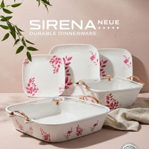 Graceware Sirena Neue Crystal Coated Dinner Set – 88 Pcs Premium Jahez Set