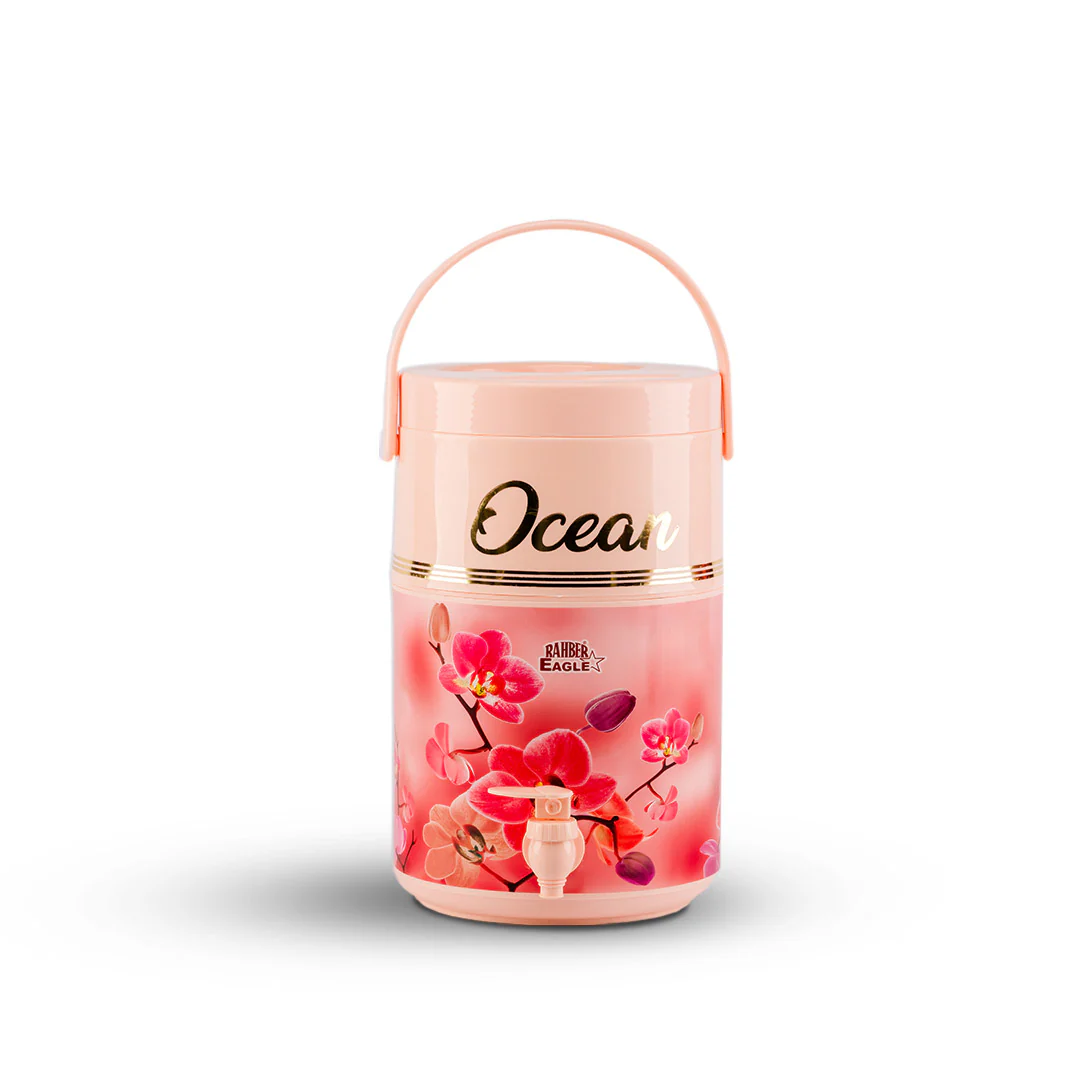 Ocean Cooler (4.5Litre) Pink – Dark Flower