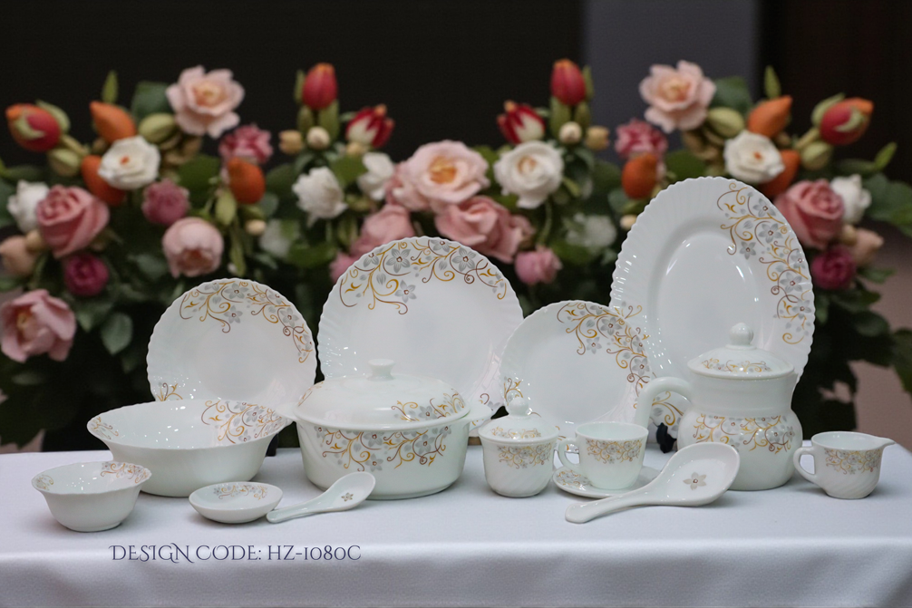 Royal Oscar Marble 72 Pcs Dinner Set – HZ-1080C