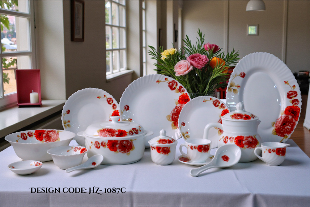 Royal Oscar Marble 72 Pcs Dinner Set – HZ-1087C