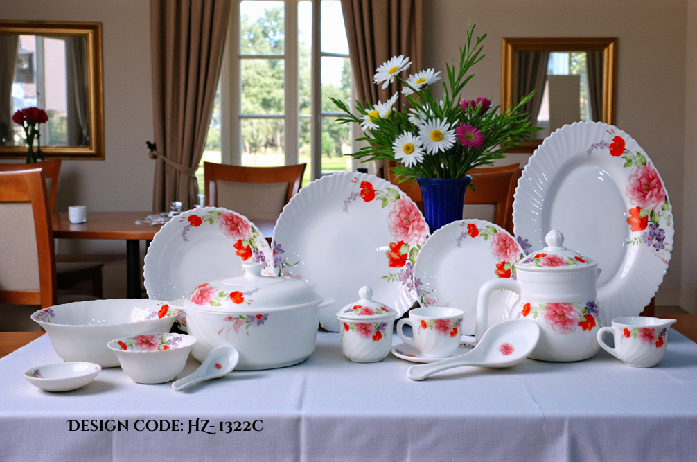 Royal Oscar Marble 72 Pcs Dinner Set – HZ-1322C