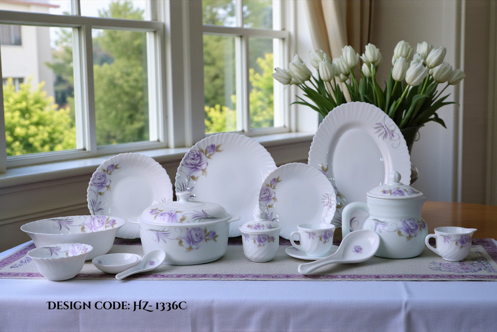 Royal Oscar Marble 72 Pcs Dinner Set – HZ-1336C