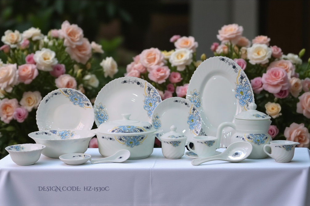 Royal Oscar Marble 72 Pcs Dinner Set – HZ-1530C