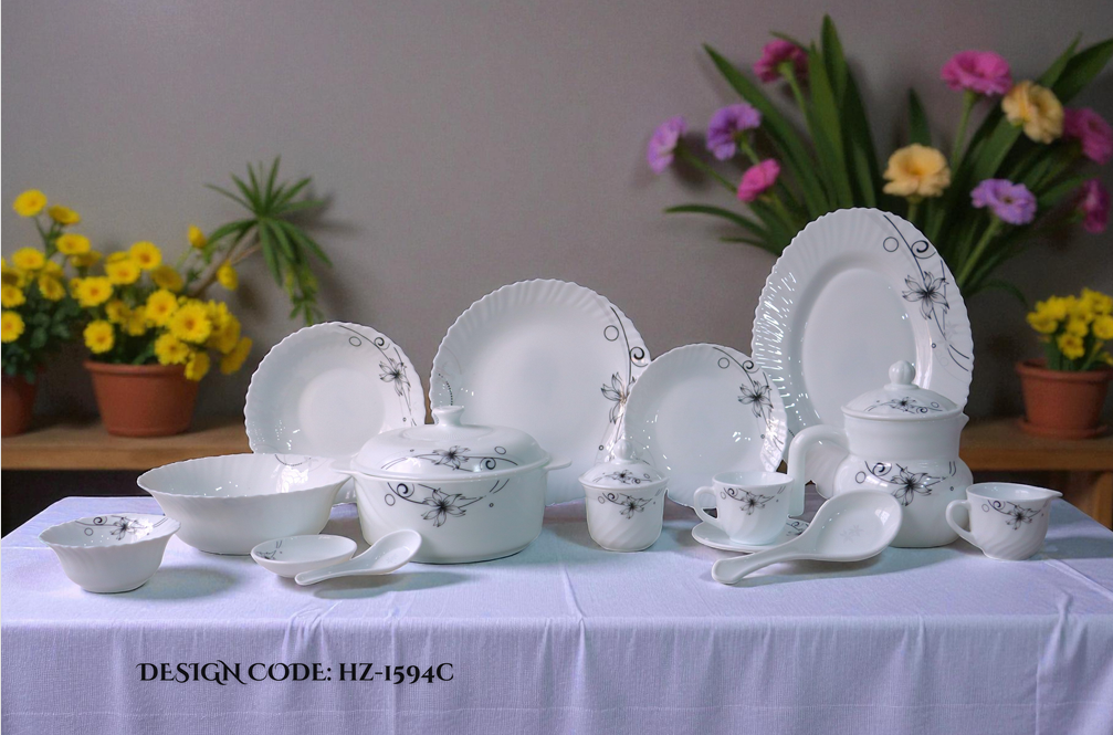 Royal Oscar Marble 72 Pcs Dinner Set – HZ-1594C