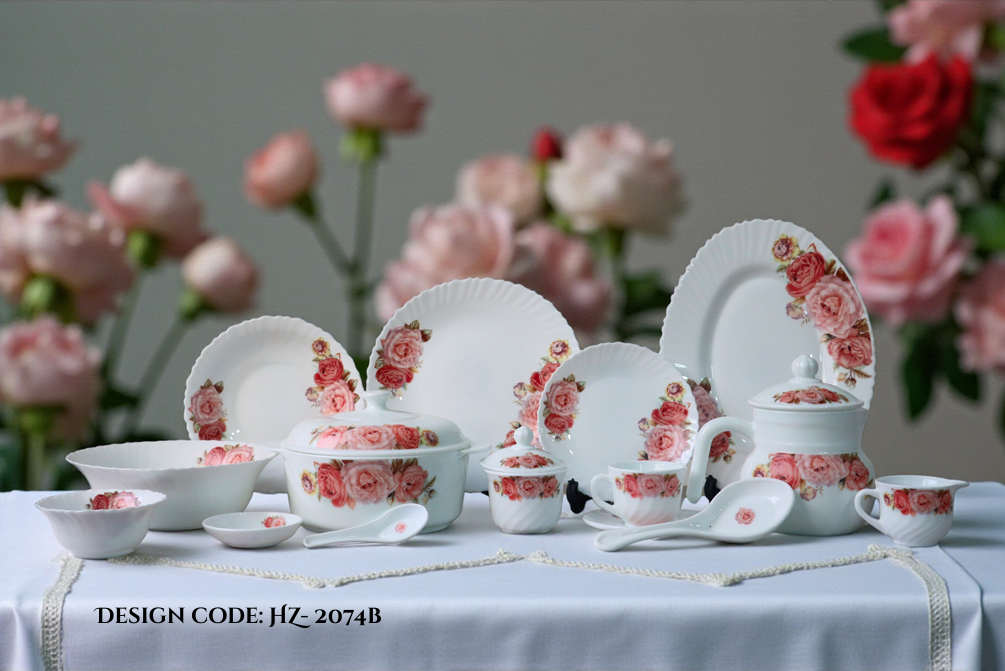 Royal Oscar Marble 72 Pcs Dinner Set – HZ-2074B
