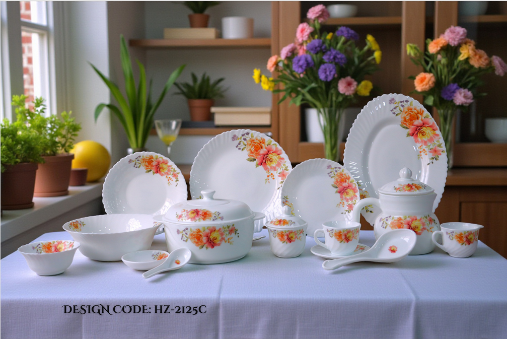 Royal Oscar Marble 72 Pcs Dinner Set – HZ-2125C