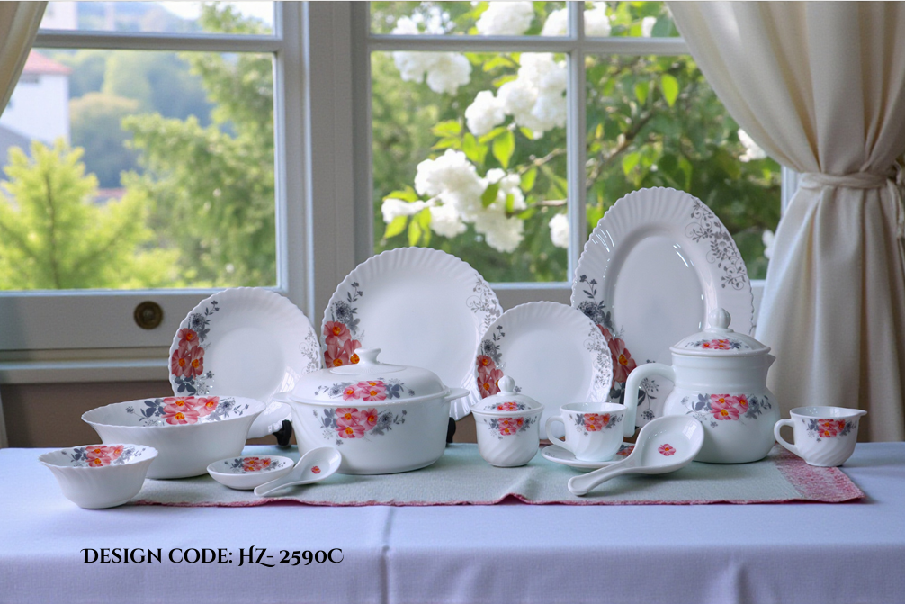 Royal Oscar Marble 72 Pcs Dinner Set – HZ-2590C