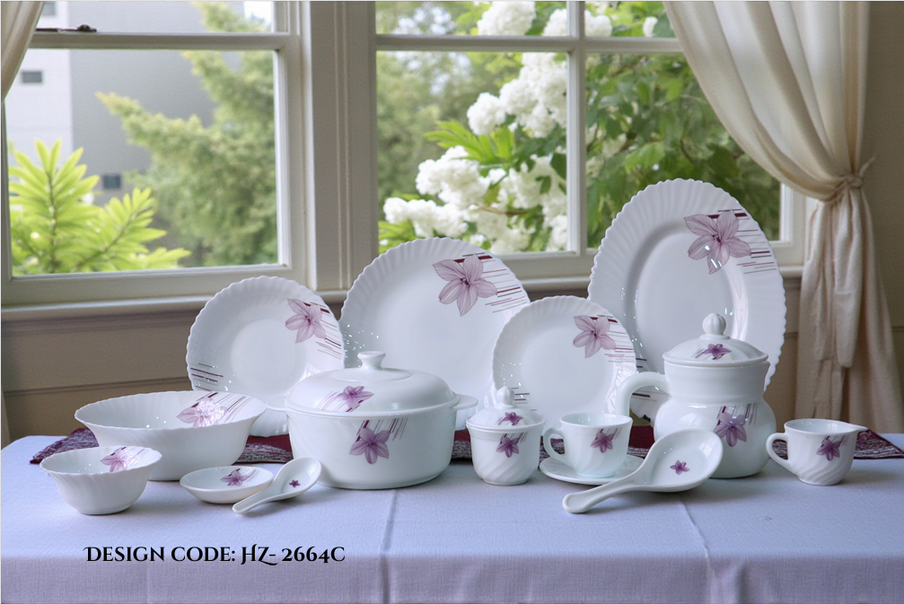 Royal Oscar Marble 72 Pcs Dinner Set – HZ-2664C