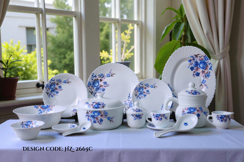 Royal Oscar Marble 72 Pcs Dinner Set – HZ-2665C
