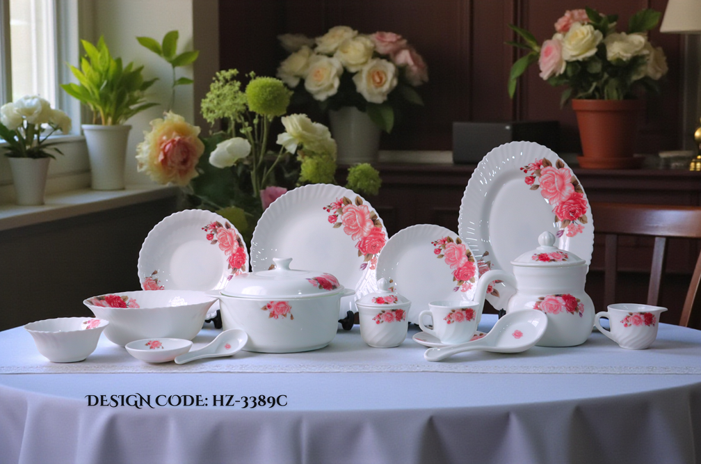 Royal Oscar Marble 72 Pcs Dinner Set – HZ-3389C