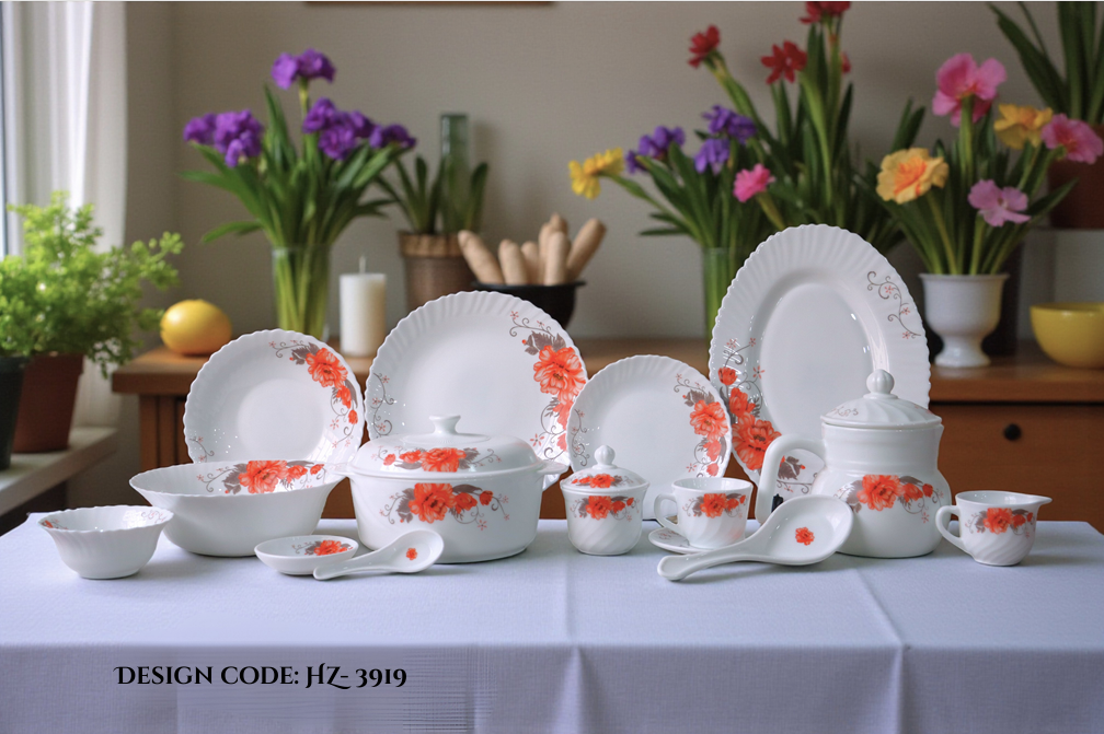 Royal Oscar Marble 72 Pcs Dinner Set – HZ-3919