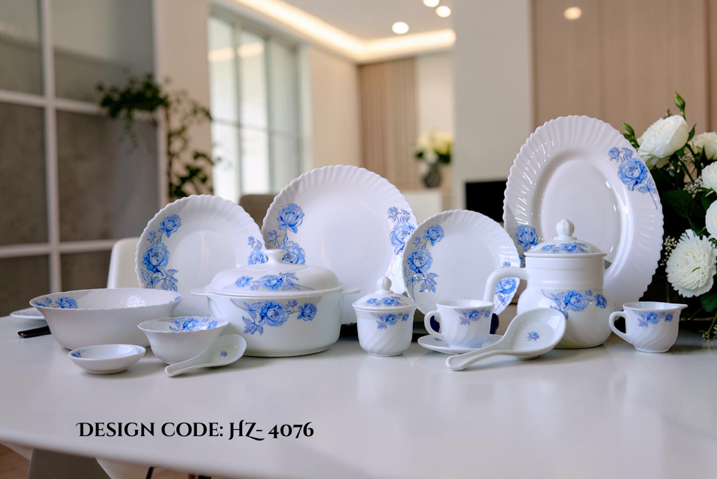 Royal Oscar Marble 72 Pcs Dinner Set – HZ-4076