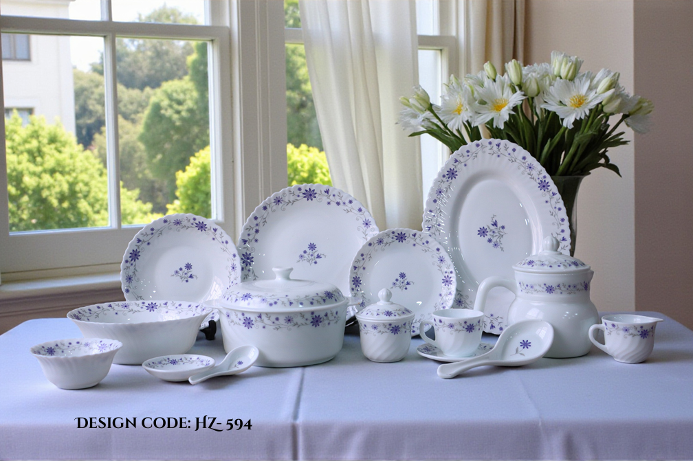 Royal Oscar Marble 72 Pcs Dinner Set – HZ-594